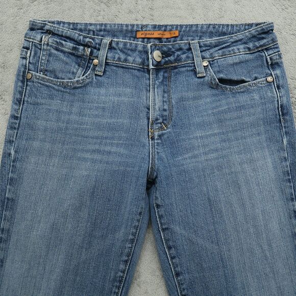 VIGOSS Jeans Junior's Size 13 Blue Mid-Rise Bootcut Denim Pants 29.5" Inseam - Picture 14 of 16